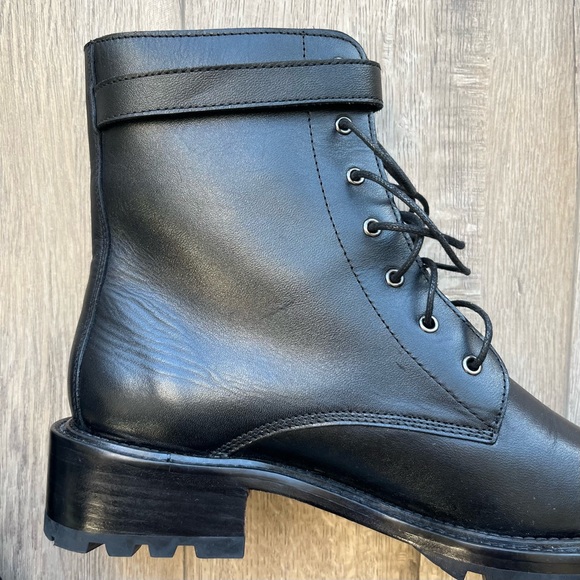 NWOT Rachel Comey Dame Leather Combat Boots with Strap - Picture 8 of 13